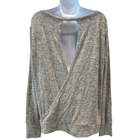 C9 Champion Gray Open Back Long Sleeve Pullover Thumbholes NWT Size L - Picture 5 of 5